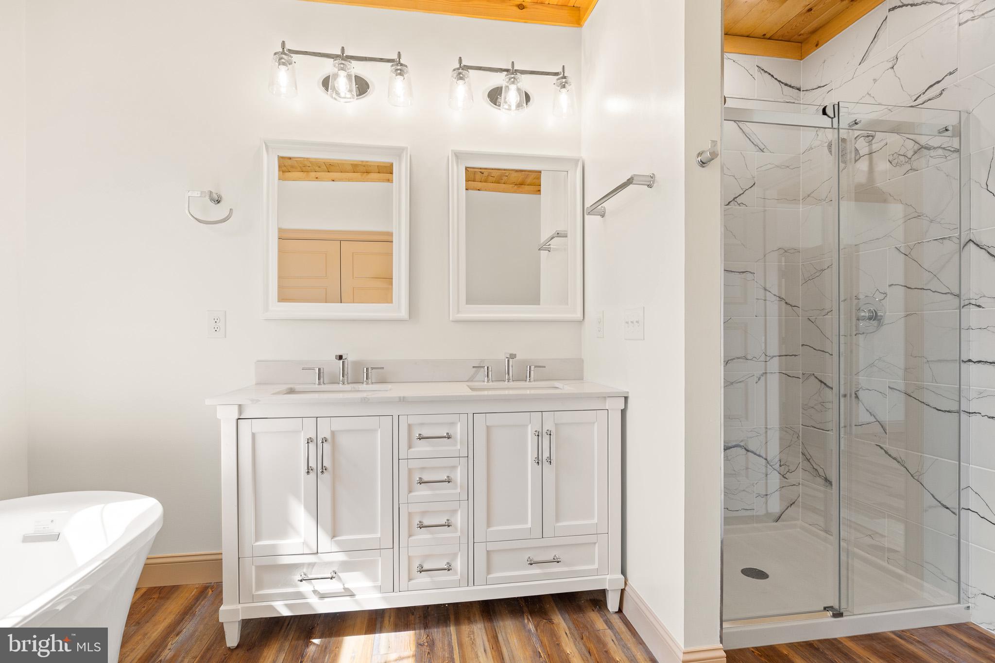 8399 Supinlick Ridge Road Mount Jackson, VA 22842 - Photo 19 of 39 Elegant bathroom with modern finishes.