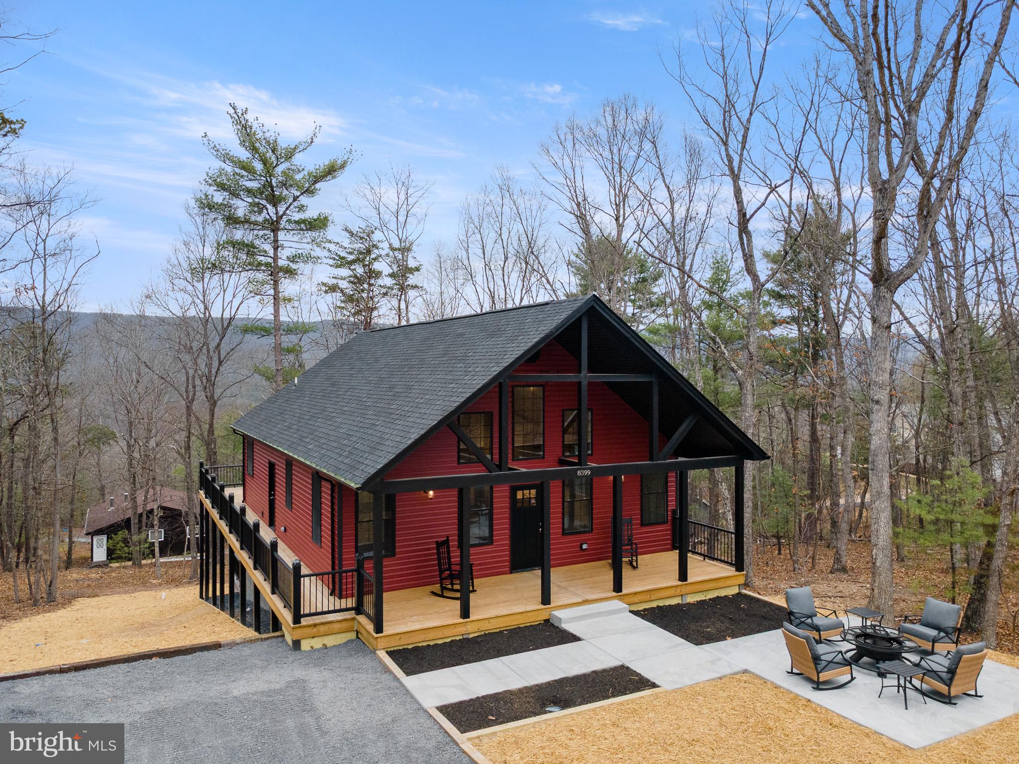 8399 Supinlick Ridge Road Mount Jackson, VA 22842 - Photo 25 of 39 Charming red chalet nestled in nature.