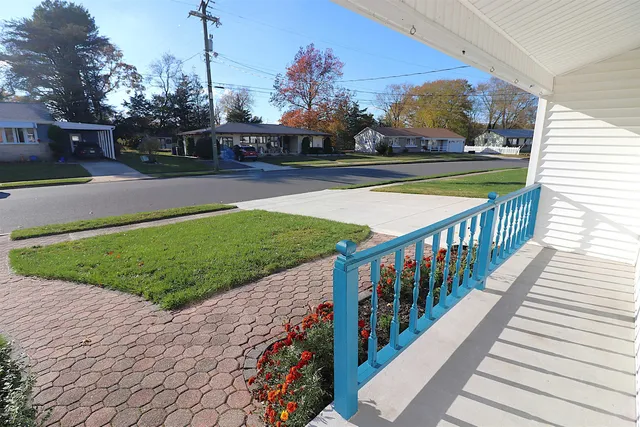 a view of outdoor space and deck