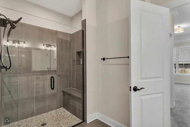 an empty room with window