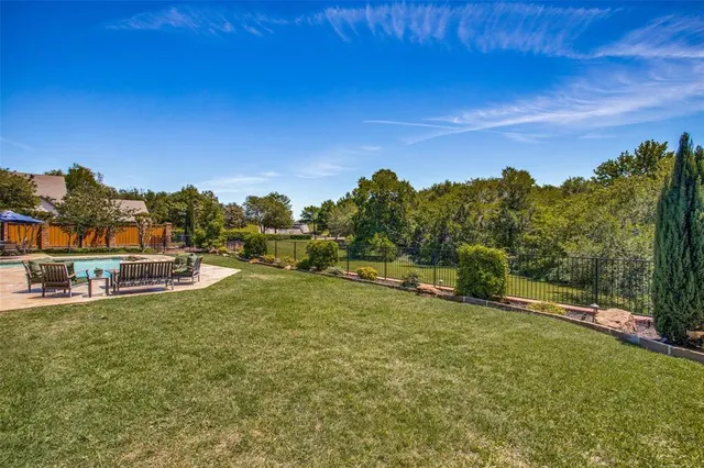 a view of a lake with houses