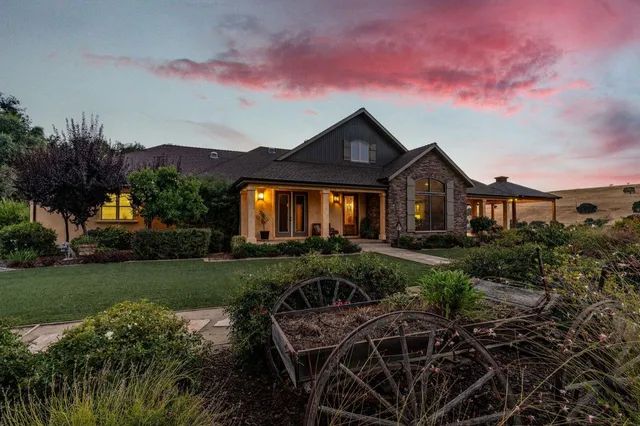a view of a golf course with a lake