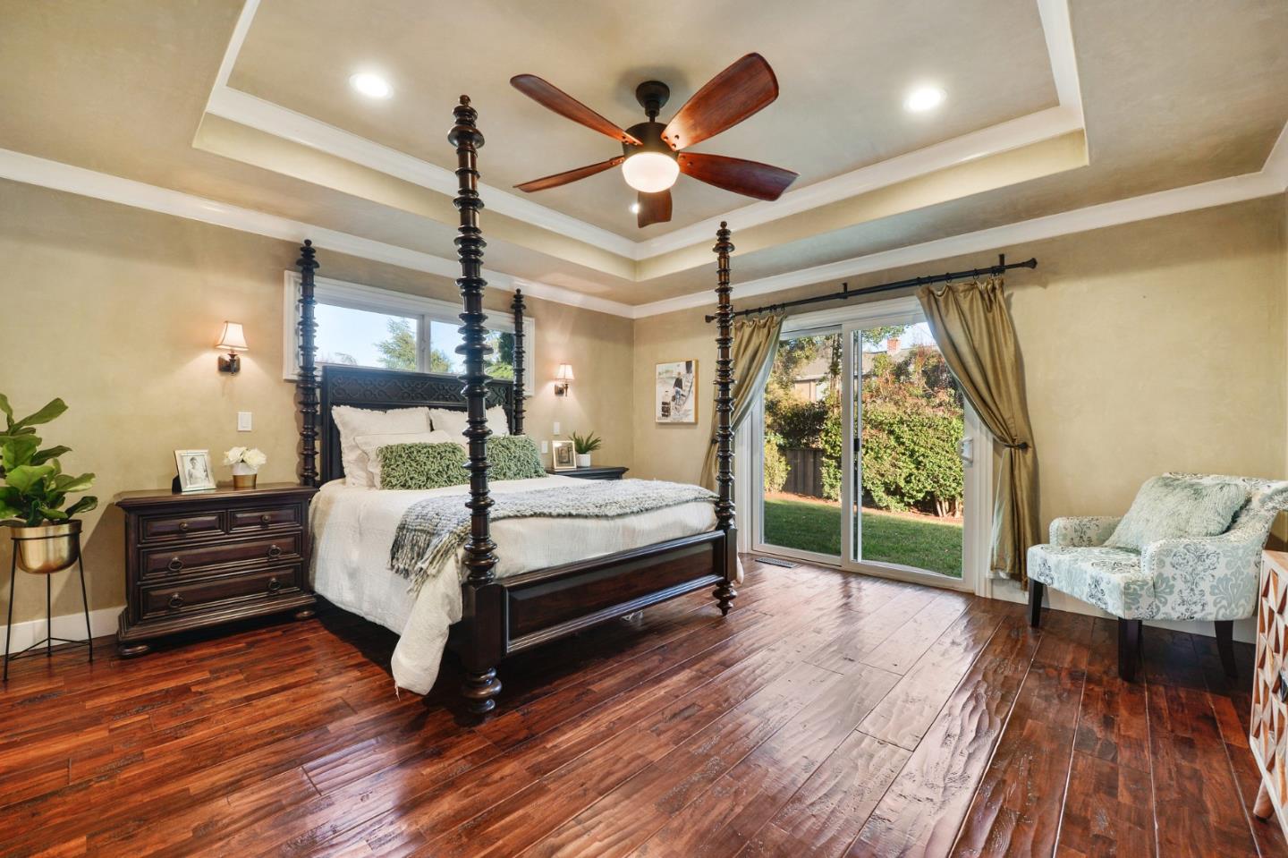 117 Worcester Loop Los Gatos, CA 95030 - Photo 23 of 47 a bedroom with a bed and wooden floor