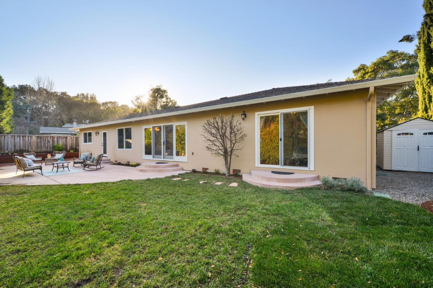 117 Worcester Loop Los Gatos, CA 95030 - Photo 30 of 47 a front view of house with yard and outdoor seating