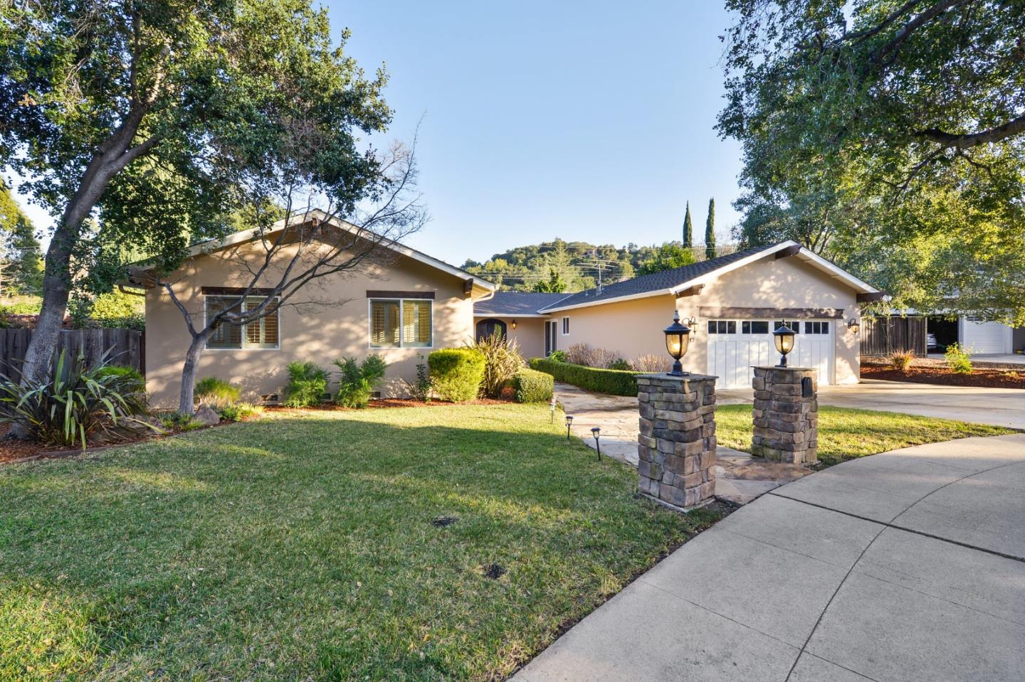 117 Worcester Loop Los Gatos, CA 95030 - Photo 45 of 47 a front view of a house with yard and green space