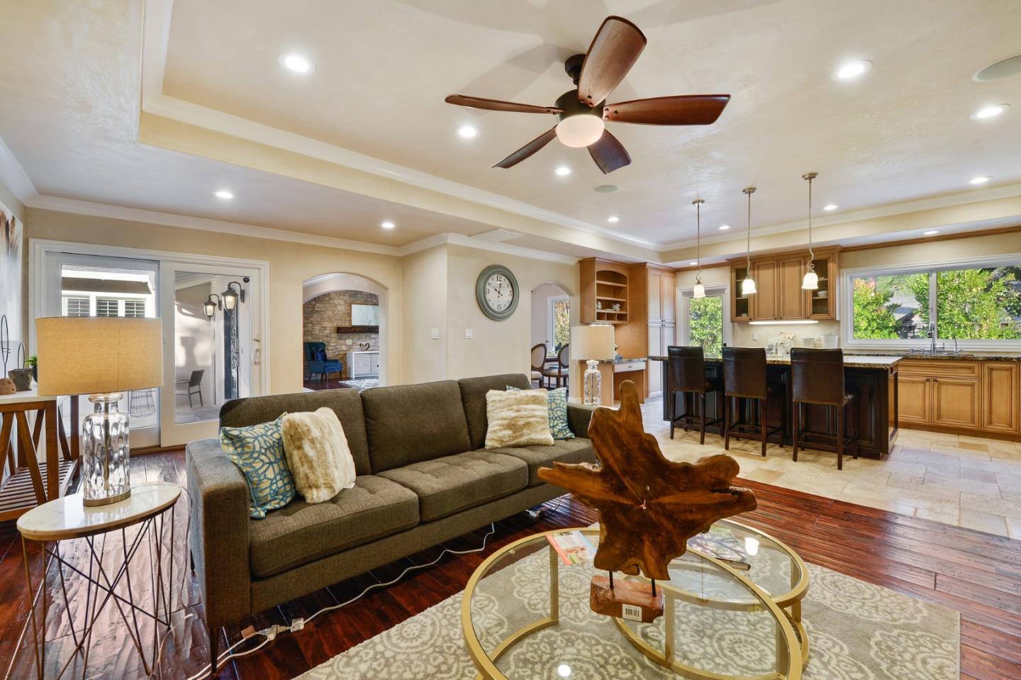117 Worcester Loop Los Gatos, CA 95030 - Photo 6 of 47 a living room with furniture kitchen view and a large window