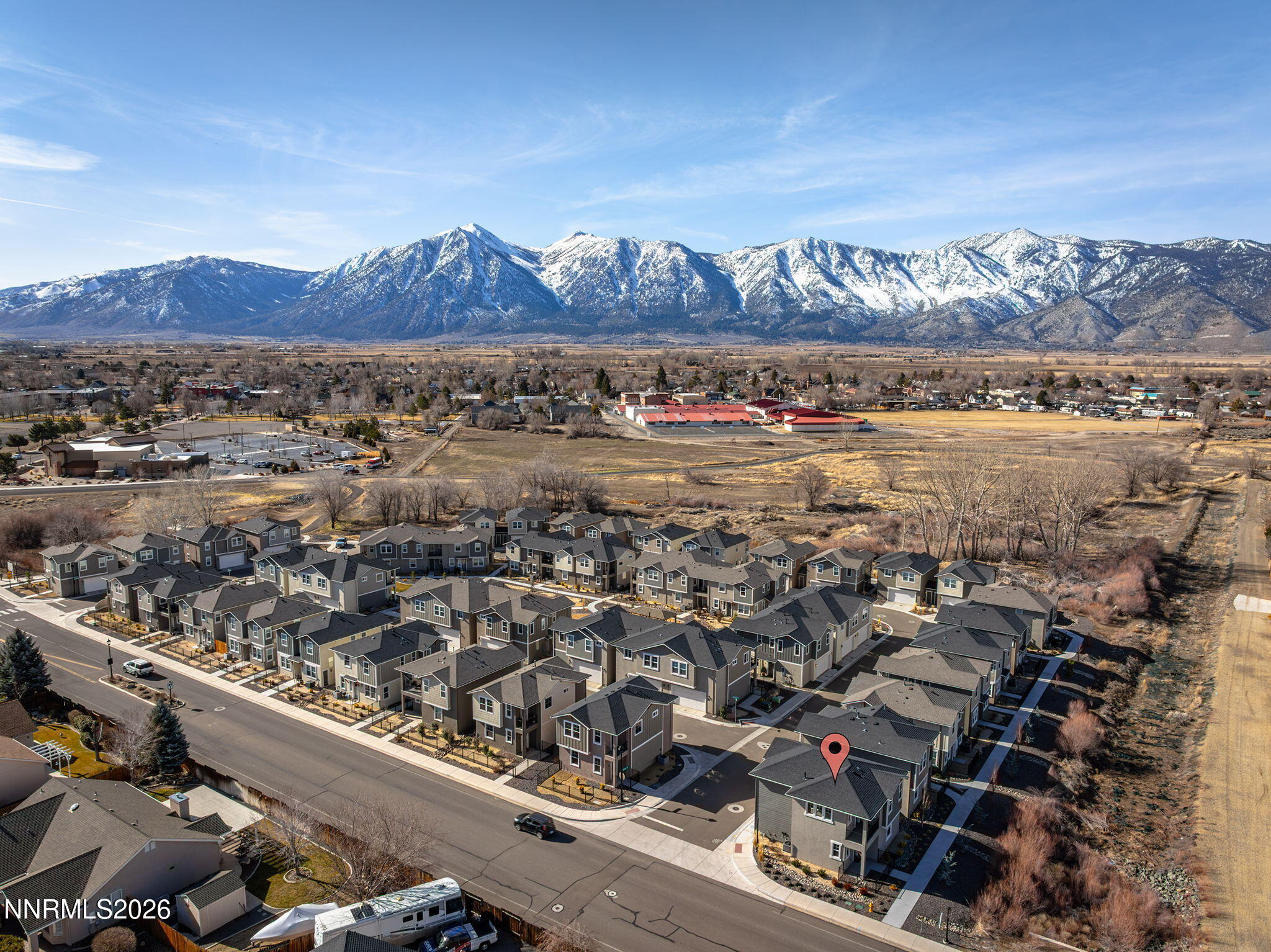 300 Cattail Circle Gardnerville, NV 89410 - Photo 30 of 39 an aerial view of residential house and car parked