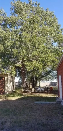 a view of a back yard of the house