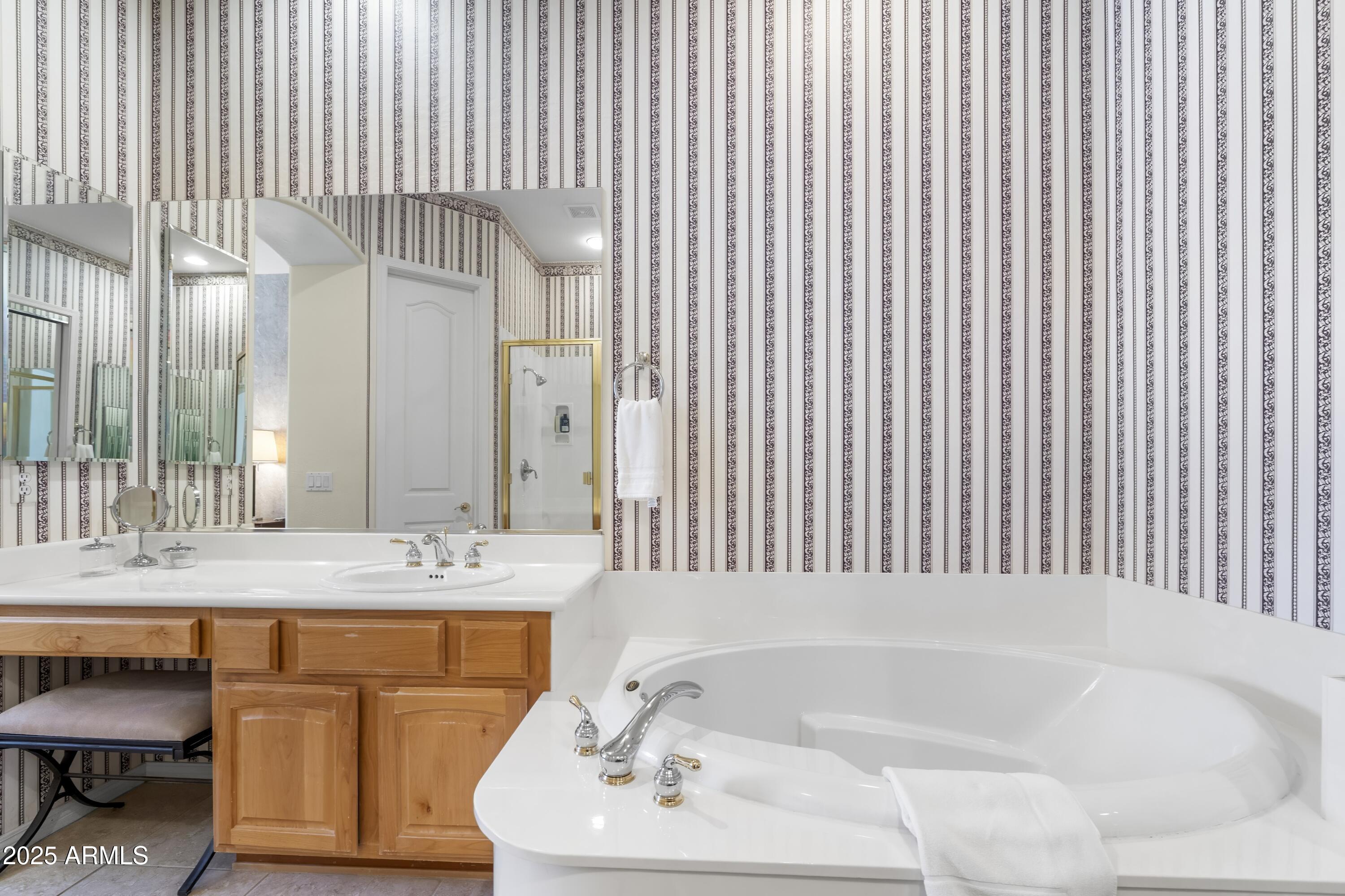 7267 East Vaquero Drive Scottsdale, AZ 85253 - Photo 23 of 37 a bathroom with a bathtub and a sink