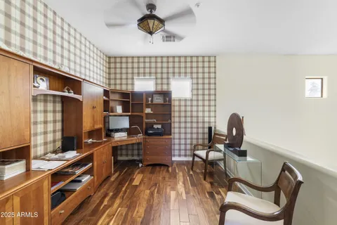 a room with gym equipment