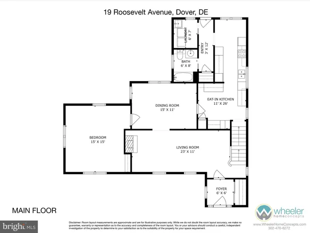 $299,999 | 19 Roosevelt Avenue, Dover, DE 19901