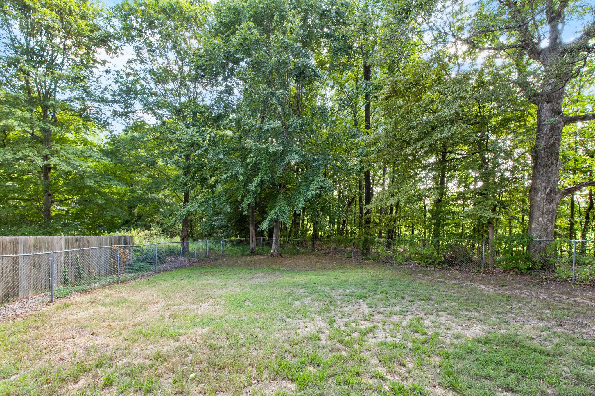 1760 Hazelwood Road Clarksville, TN 37040 - Photo 29 of 34 a backyard of a house with lots of plants and large tree