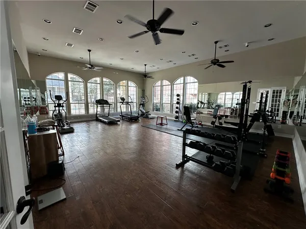 a view of basketball court