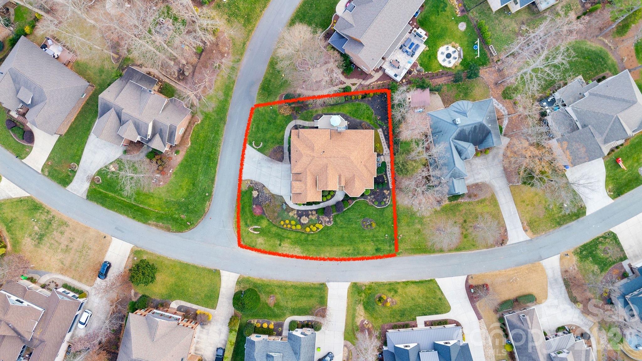 7778 Burning Ridge Drive Stanley, NC 28164 - Photo 44 of 48 aerial view of a