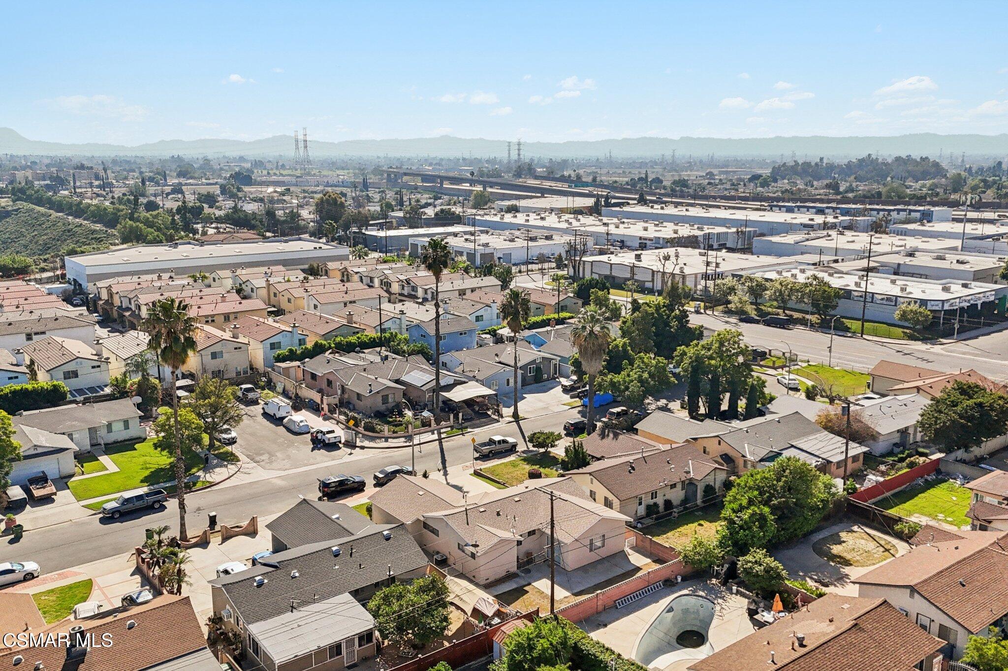 12745 Muscatine Street Pacoima, CA 91331 - Photo 32 of 35 an aerial view of a city