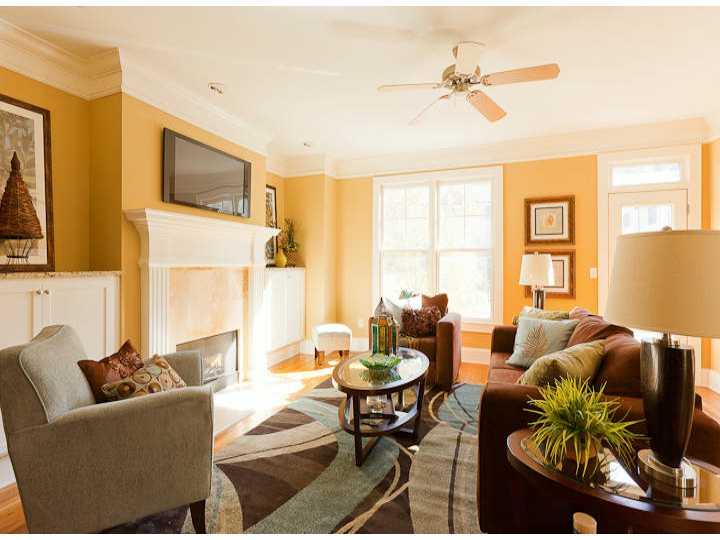 Exterior Front. The beautifully appointed fire-side sun filled living room is the perfect place to entertain guests or curl up by the fireplace with a great book and enjoy the view!