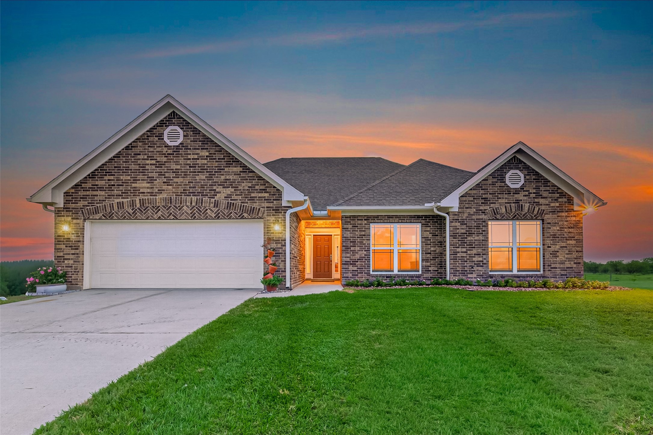 13506 Moody Road Needville, TX 77461 - Photo 1 of 36 Welcome Home! Single story, all brick custom home built in 2020
virtually enhanced
