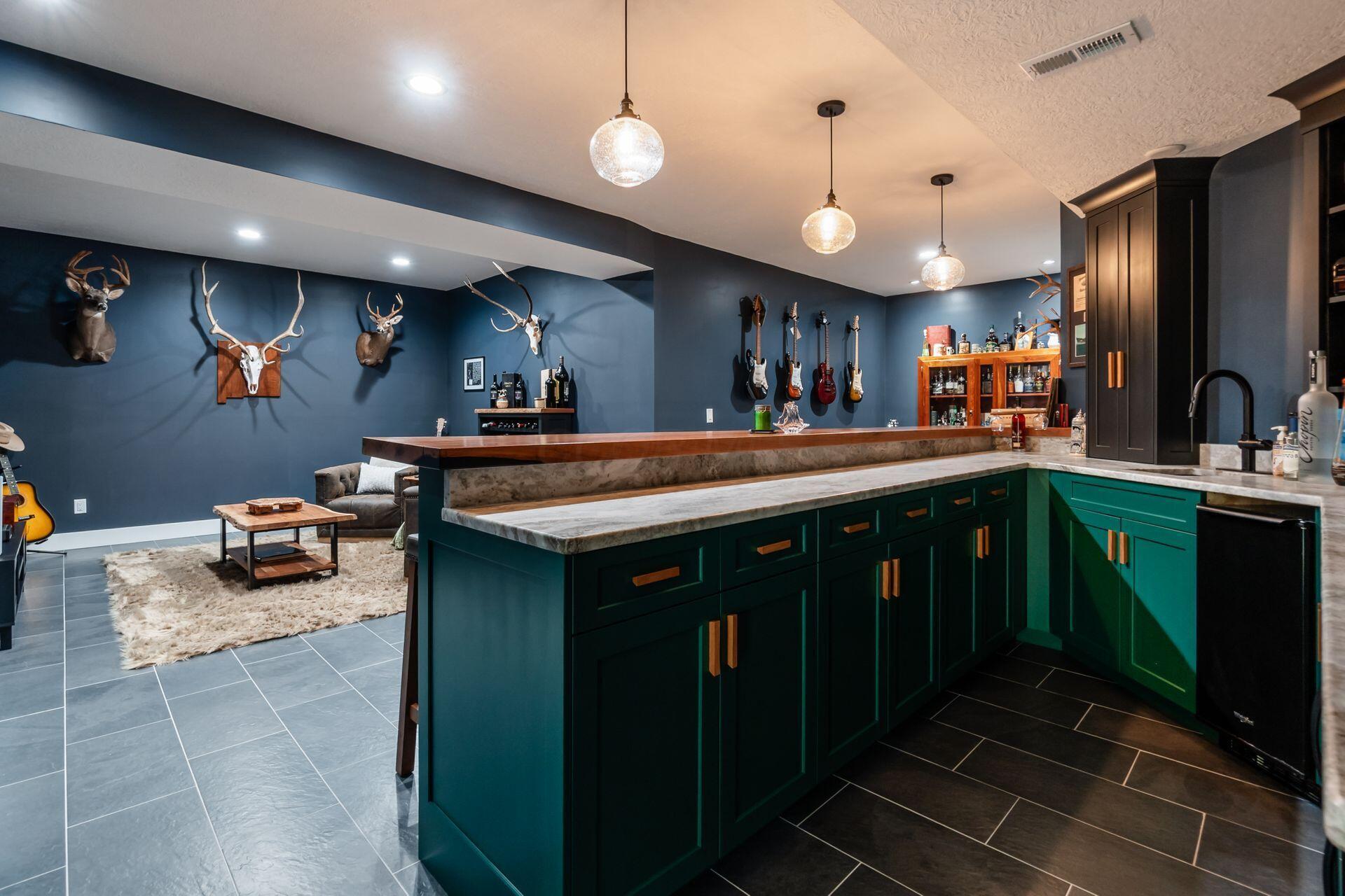 1002 Rambling Brook Way Delaware, OH 43015 - Photo 72 of 104 Newly added bar with lounge area creating the perfect hang out space.