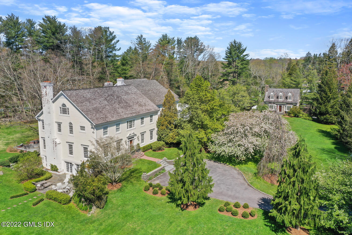 280 Round Hill Road Greenwich, CT 06831 - Photo 1 of 35 an aerial view of a house