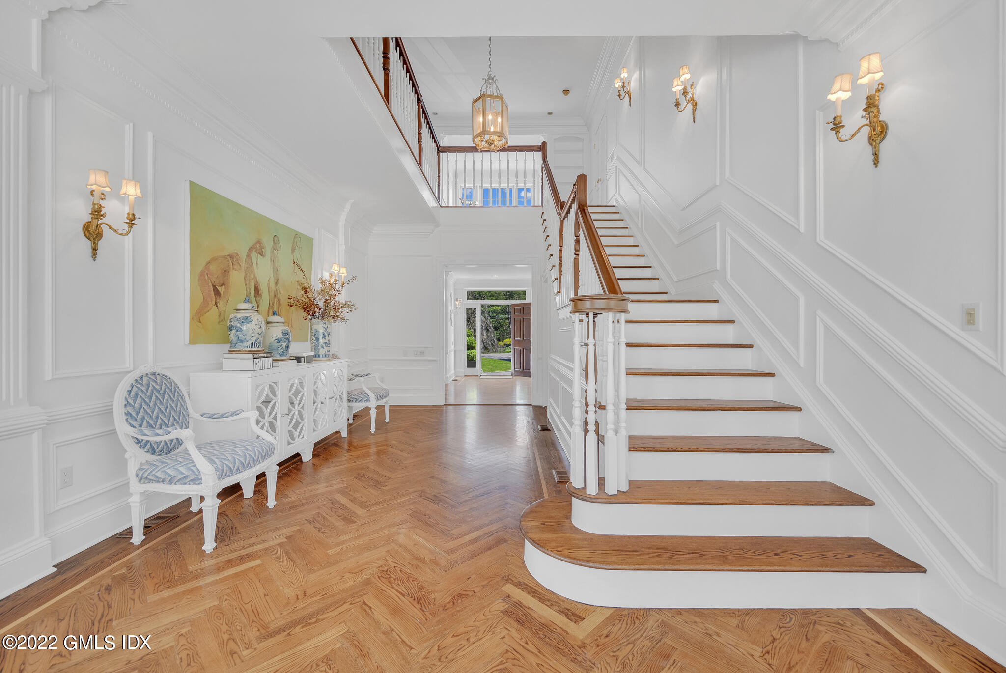 280 Round Hill Road Greenwich, CT 06831 - Photo 5 of 35 a view of entryway and hall with wooden floor