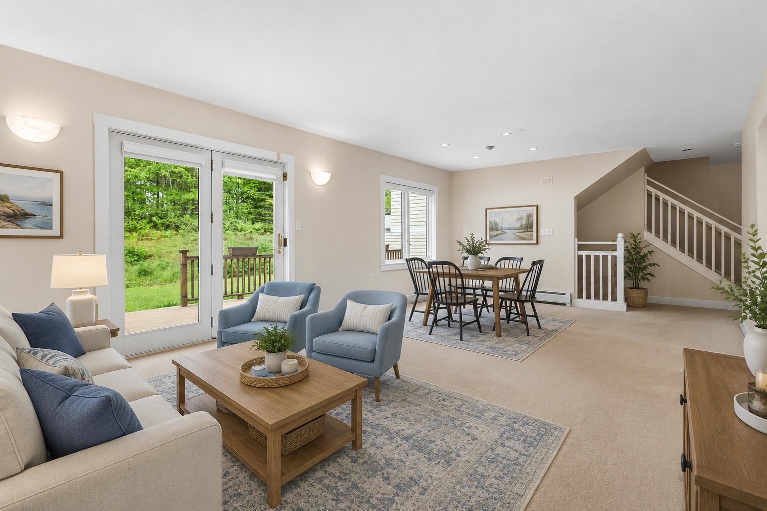 20 Springbrook Drive, Unit C Belfast, ME 04915 - Photo 6 of 40 LR/DR -Virtual Staging