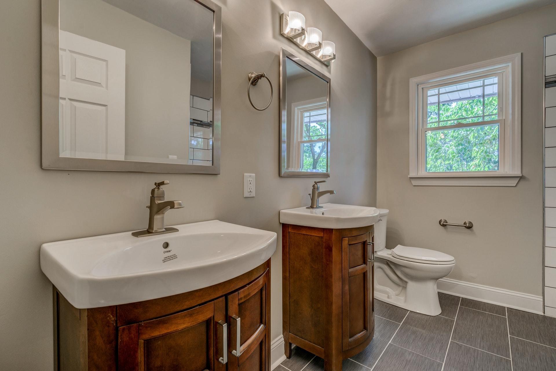 3585 Forester Road Southwest Roanoke, VA 24018 - Photo 14 of 38 a bathroom with a sink and a toilet