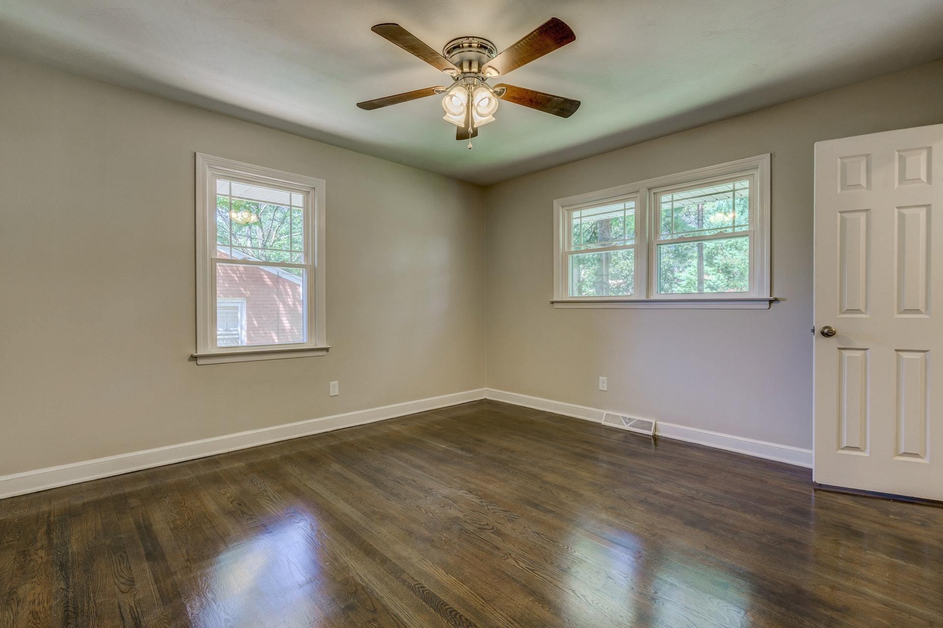 3585 Forester Road Southwest Roanoke, VA 24018 - Photo 18 of 38 wooden floor in an empty room with a window
