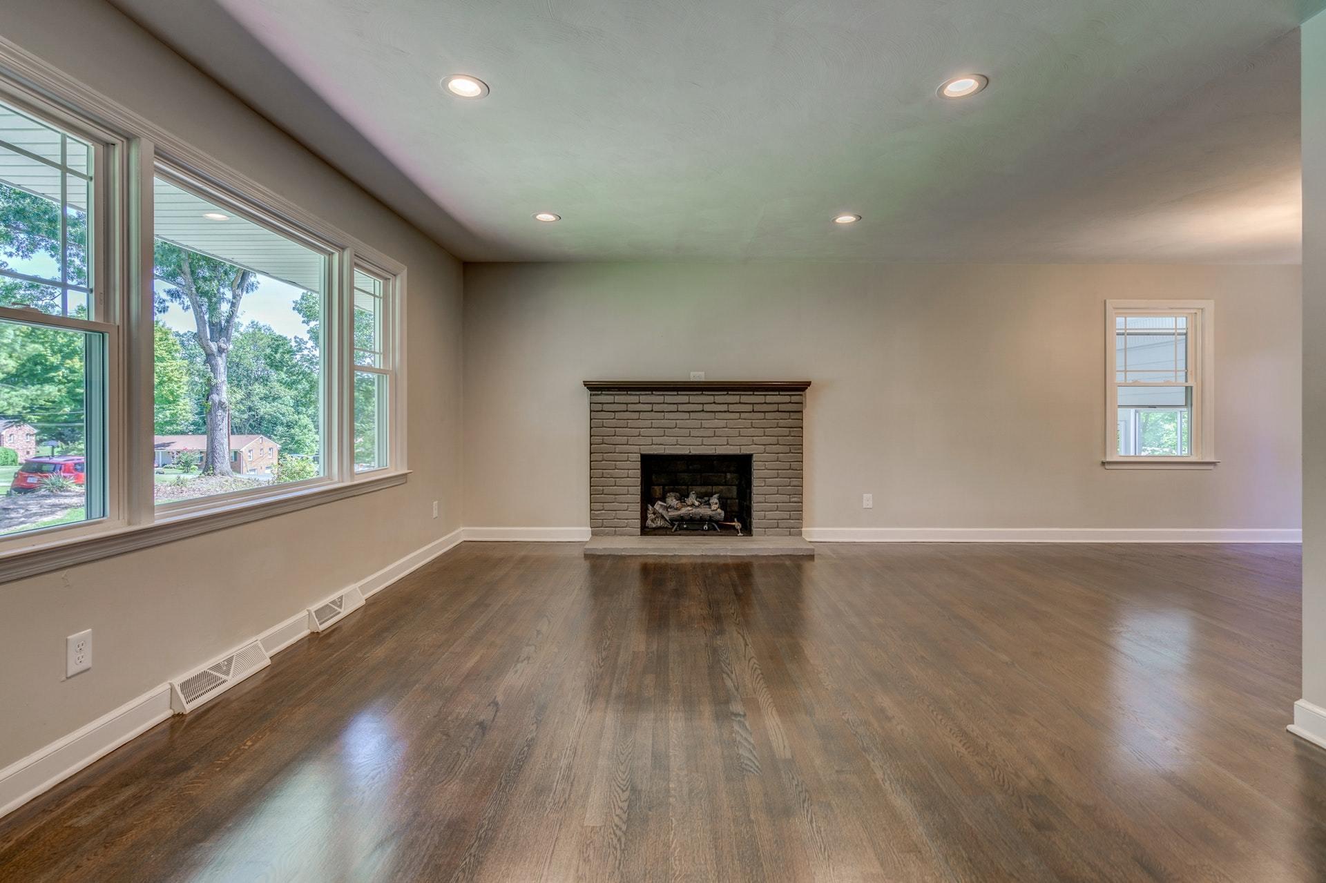 3585 Forester Road Southwest Roanoke, VA 24018 - Photo 6 of 38 an empty room with wooden floor and a window