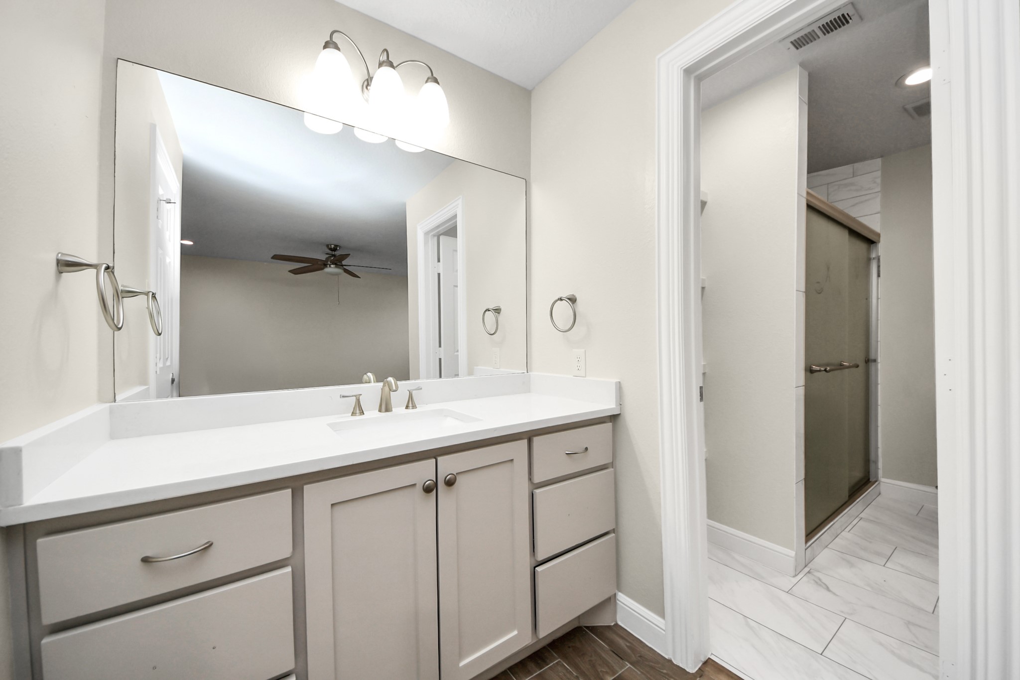 19435 Interstate 45 Spring, TX 77388 - Photo 20 of 24 a bathroom with a sink double vanity and a mirror