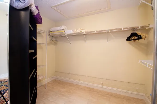 a view of walk in closet