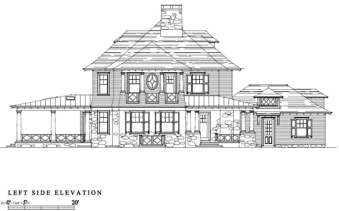 11 French Road Greenwich, CT 06831 - Photo 3 of 9 a black and white photo of a big building