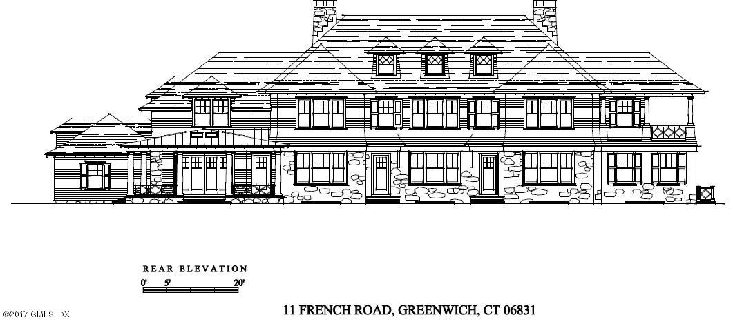 11 French Road Greenwich, CT 06831 - Photo 5 of 9 a black and white photo of a building