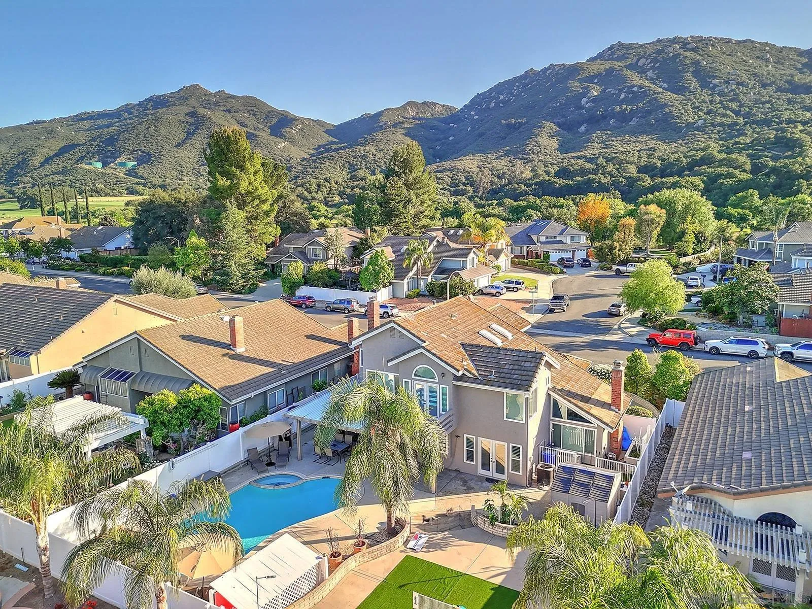 45774 Hopactong Street Temecula, CA 92592 - Photo 2 of 26 an aerial view of residential houses with outdoor space