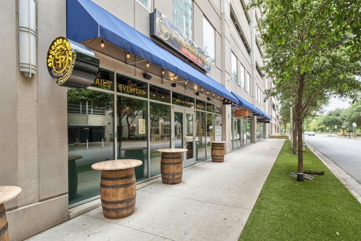 54 Rainey Street, Unit 416 Austin, TX 78701 - Photo 38 of 40 Standard Proof Bar across the street