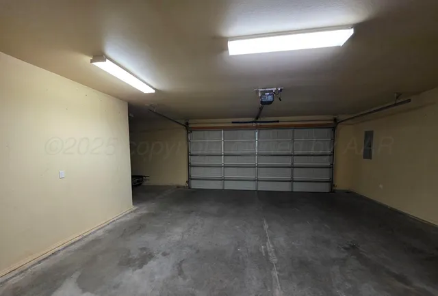 a view of room that has a grey walls