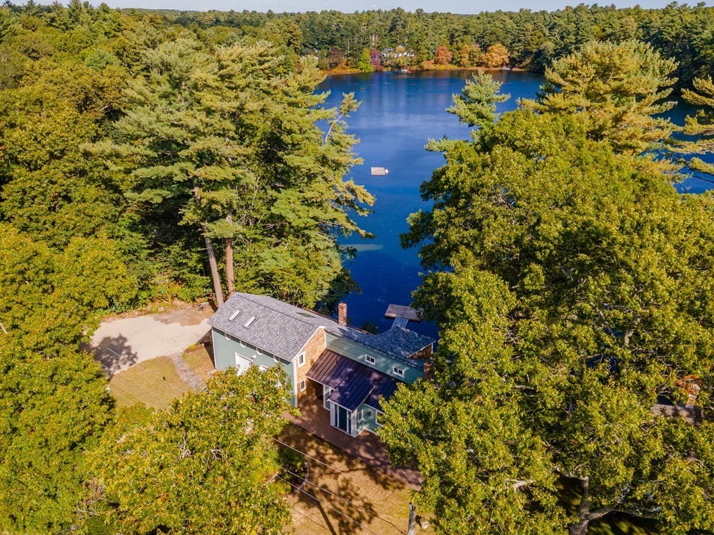 46 Oak Place Halifax, MA 02338 - Photo 36 of 42 an aerial view of house with yard and mountain view