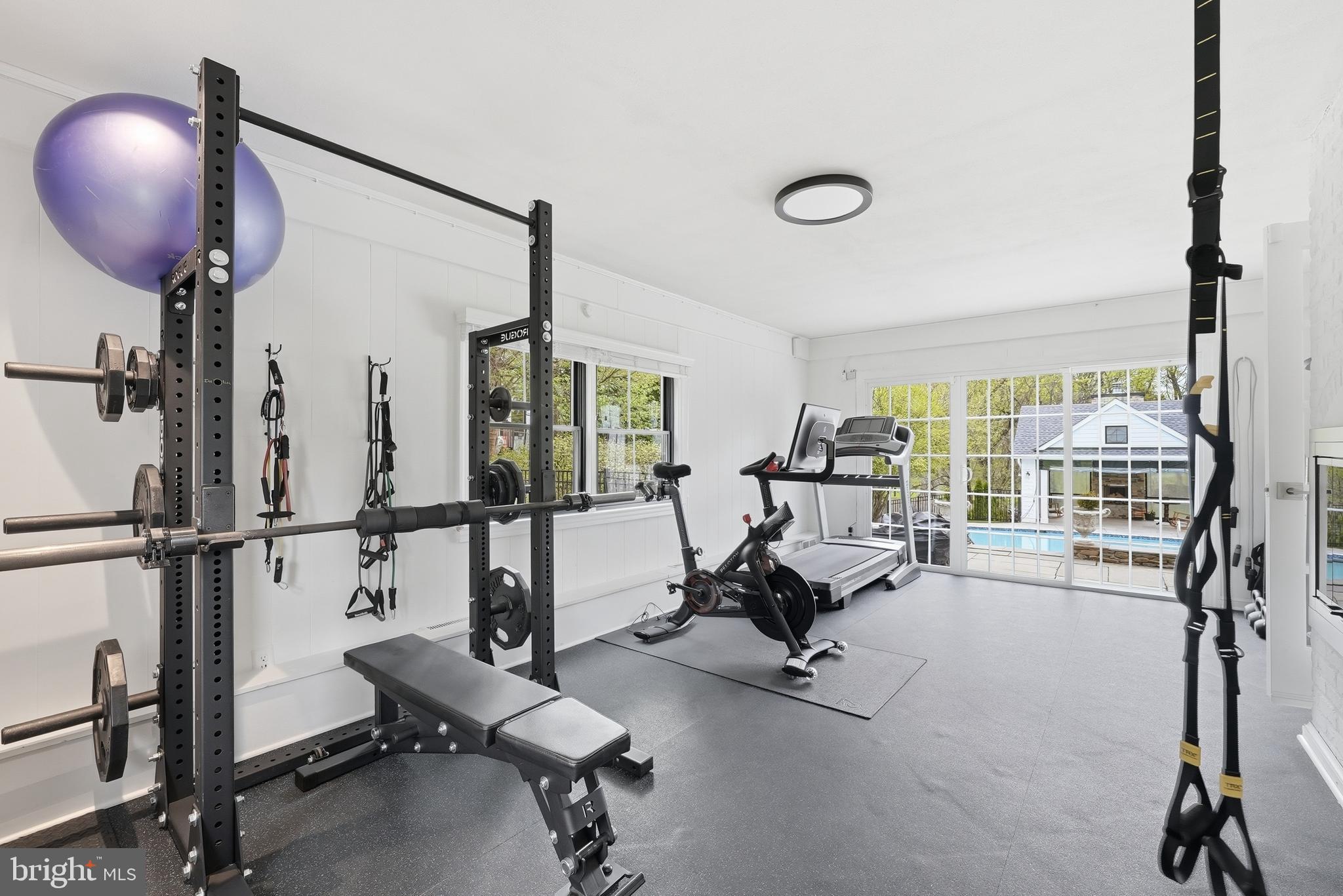 10712 Lockland Road Potomac, MD 20854 - Photo 24 of 66 a view of a room with gym equipment