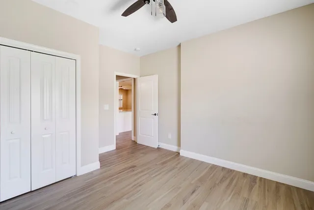 wooden floor in an empty room