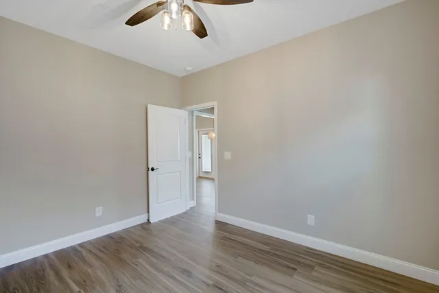wooden floor in an empty room