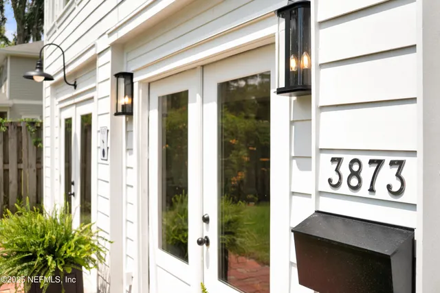 a view of a street sign