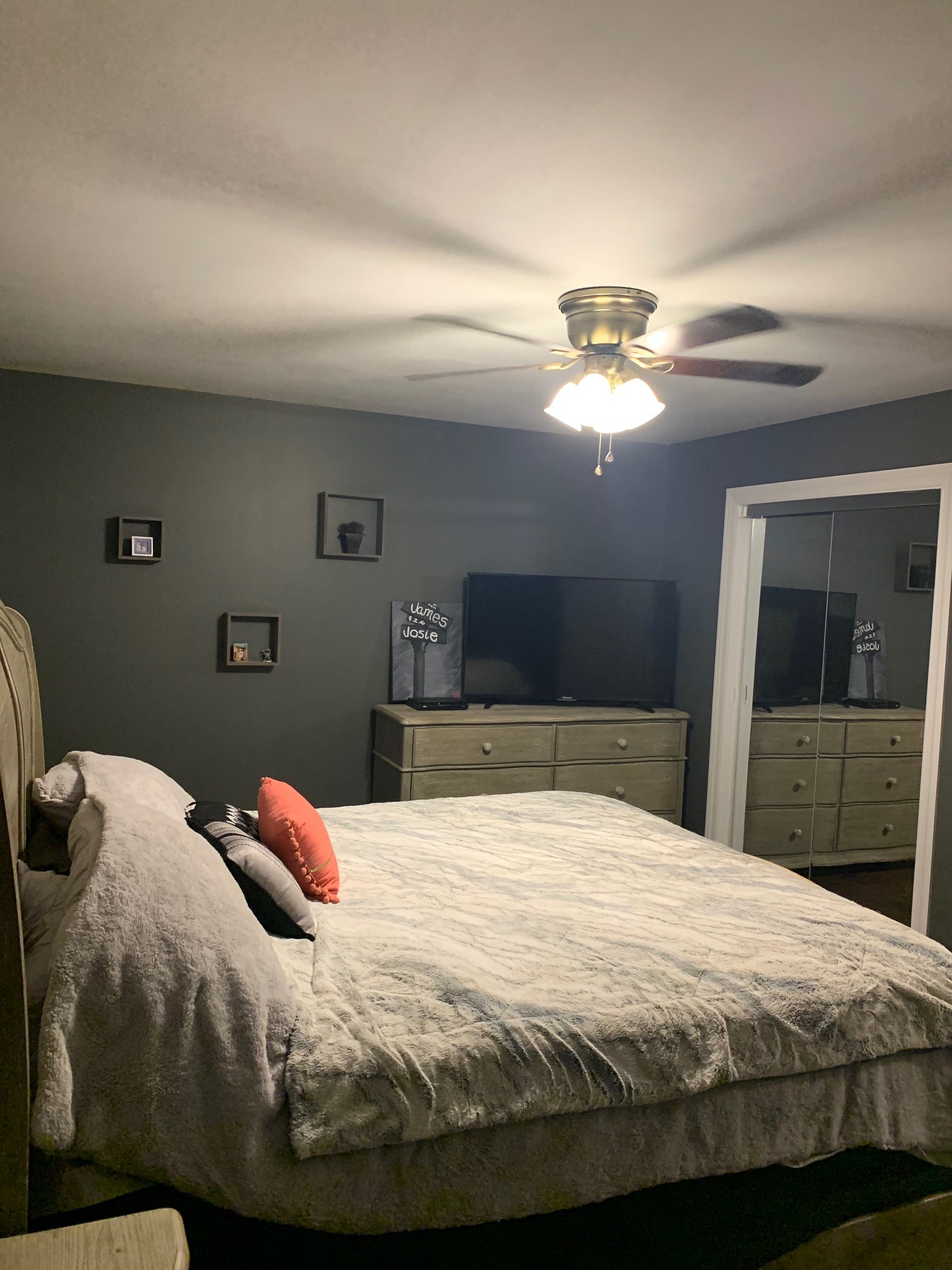 3255 Old Rome Pike Lebanon, TN 37087 - Photo 14 of 23 a bedroom with a bed and a chandelier