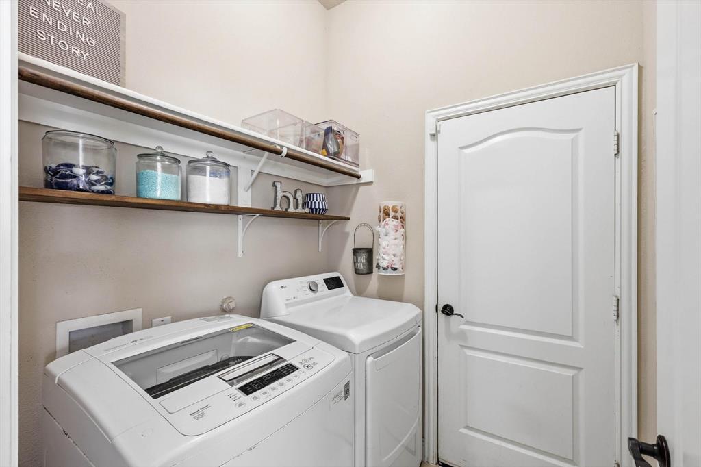 324 Sherbrook Street Van Alstyne, TX 75495 - Photo 23 of 27 a utility room with dryer and washer