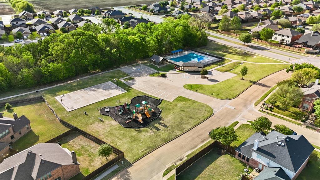 324 Sherbrook Street Van Alstyne, TX 75495 - Photo 27 of 27 a view of a swimming pool with a yard