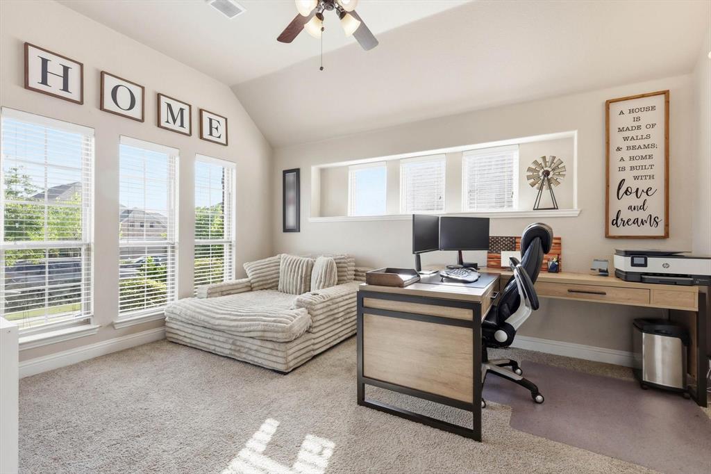 324 Sherbrook Street Van Alstyne, TX 75495 - Photo 5 of 27 a bedroom with a bed and a large window