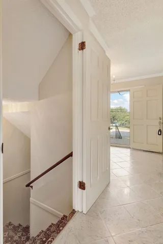 a bathroom with a shower and a bath tub