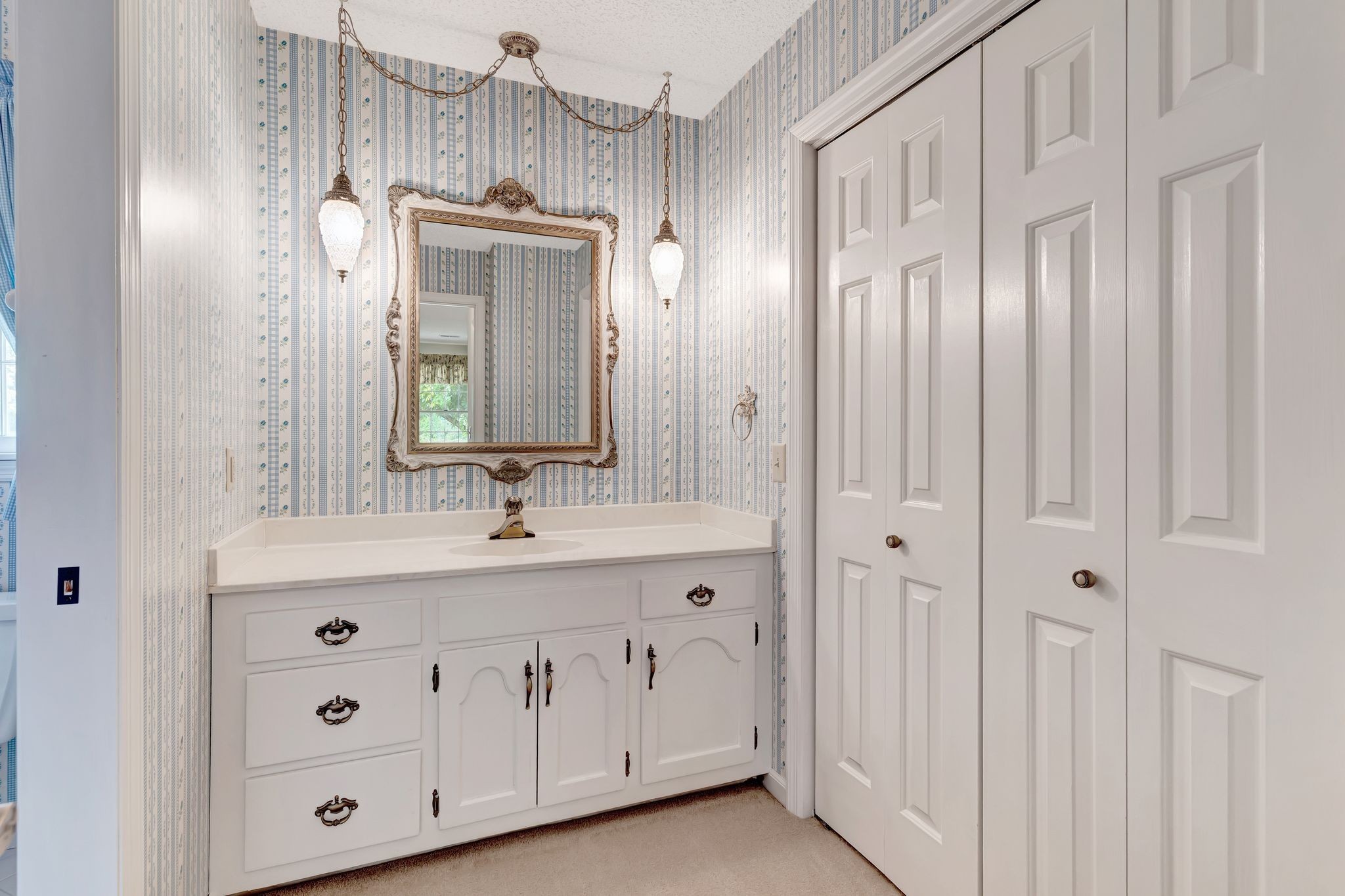 203 Rising Sun Terrace Old Hickory, TN 37138 - Photo 35 of 77 a bathroom with a double vanity sink and a mirror