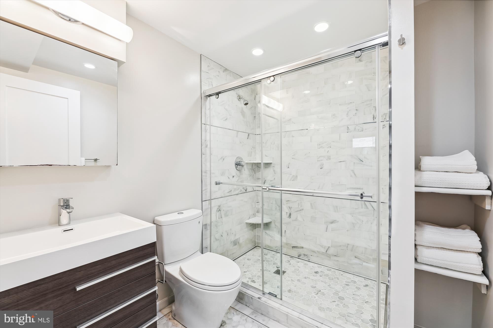 1910 Kalorama Road Northwest, Unit 1 Washington, DC 20009 - Photo 16 of 28 Updated bathroom