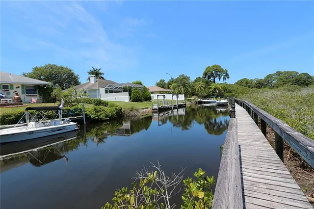 a view of a lake with a terrace