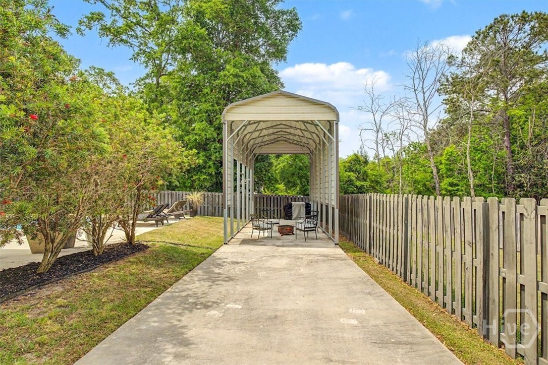 109 Red Oak Lane Rincon, GA 31326 - Photo 44 of 50 Paved and gated RV shed