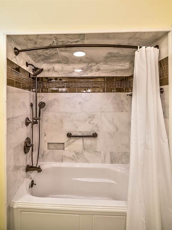 558 Callery Road Cranberry Township, PA 16066 - Photo 18 of 25 The Attractive Tub/Shower with Bronze fixtures is Inviting